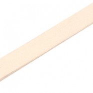 Basic Plat leer 10mm Soft camel brown